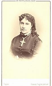 Carvalho-Miolan Soprano Early Opera old CDV Photo 1870'