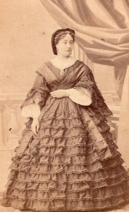 Mlle Dottini Early Opera Theatre old CDV Photo 1860'