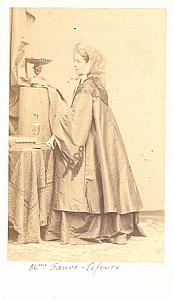 Faure Lefebure Soprano Early Opera old CDV Photo 1860'