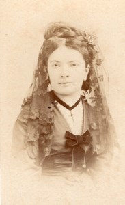 Godfrend Mezzo-Soprano Early Opera old CDV Photo 1860'