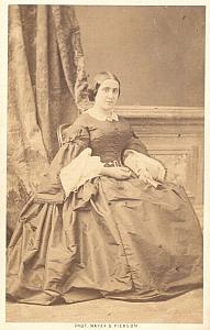 Gueymard Lauters Mezzo Soprano Opera old CDV Photo 1860