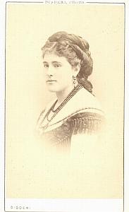 Gabrielle Krauss Soprano Early Opera old CDV Photo 1865