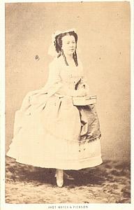 Marie Lemercier Early Opera old CDV Photo 1860'