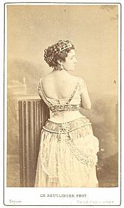 Louise Marquet ballet girl Early Opera CDV Photo 1870'