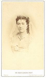 Louise Marquet ballet girl Early Opera CDV Photo 1870'