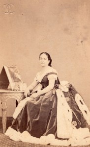 Henriette Monroze Soprano Early Opera CDV Photo 1860'