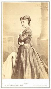 Aglaya Orgeni Soprano Early Opera old CDV Photo 1870'