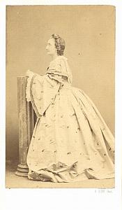 Andrea Pancani Soprano Early Opera old CDV Photo 1860'