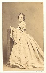 Andrea Pancani Soprano Early Opera old CDV Photo 1860'