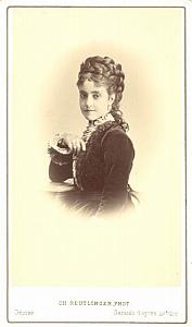 Adelina Patti Soprano Early Opera old CDV Photo 1860'