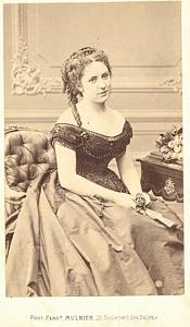 Roze Marie Soprano Early Opera old CDV Photo 1860'