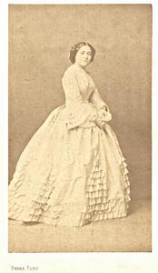 Mlle de Rozieres Soprano Early Opera old CDV Photo 1860