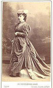 Berthe Thibault Soprano Early Opera old CDV Photo 1860'