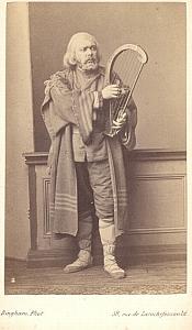 Eugene Bataille Bass Early Opera old CDV Photo 1860'