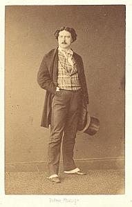 Charles Bataille Basse Early Opera old CDV Photo 1860'