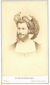 Jules Devoyod Baryton Early Opera old CDV Photo 1860'