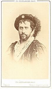 Jean Baptiste Faure Baryton Early Opera CDV Photo 1860'