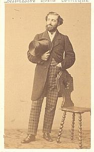 Dumestre Baryton Early Opera old CDV Photo 1860'