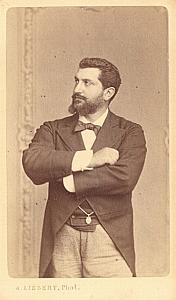 Pedro Gailhard Basse Early Opera old CDV Photo 1870'