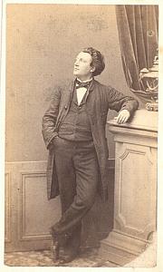 Jules Gourdon Tenor Early Opera old CDV Photo 1860'