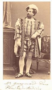 Louis Gueymard Tenor Early Opera old CDV Photo 1860'