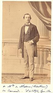 L.G. Hotzeau Tenor Early Opera old CDV Photo 1860'