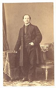 Elie Nathan Tenor Early Opera old CDV Photo 1860'