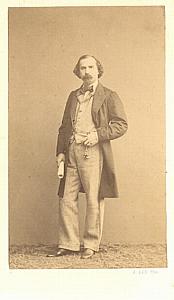 Emile Naudin Tenor Early Opera old CDV Photo 1860'