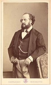 Gustave Roger Tenor Early Opera old CDV Photo 1860'