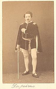Sapin Tenor Early Opera old CDV Photo 1860'