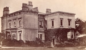 Manor near London UK, old Hazard CDV Photo 1860'