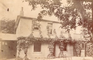 Cottage near London UK, old Hazard CDV Photo 1860'