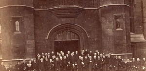 Teachers' Group London UK, old Mason CDV Photo 1860'