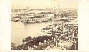 Venezia Panorama Italy old CDV Photo 1860'