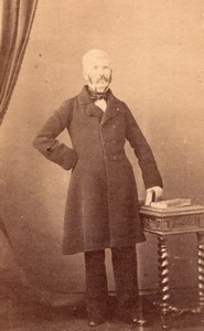 Man Empire French Fashion Lyon old CDV Photo 1860'