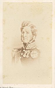 French King Louis Philippe old Franck CDV Photo 1860'