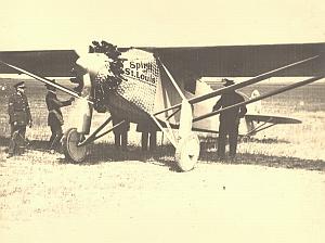 Lindbergh Spirit of Saint Louis Belgium old Photo 1927