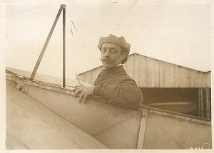 Pionnier Pilot Reymond France old photo aviation 1910