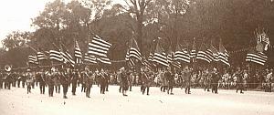 Victory Day Military Defile Paris 1919 Photo panorama