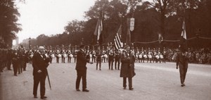 Victory Day Military Defile Paris 1919 Photo panorama