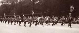 Victory Day Military Defile Paris 1919 Photo panorama