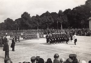 Victory Day Military Troops Parade Paris 1919 Photo