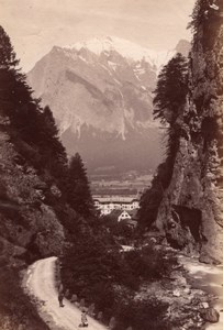 Ragatz Valley View Switzerland old Photo 1880'