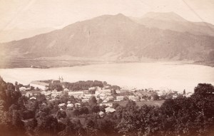 Tegernsee Lake Ferdinand Finsterlin old Photo 1880'