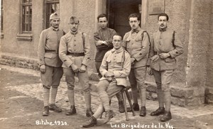 Bitche Military Brigadier old real Photo Postcard 1920