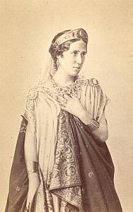 Rachel actress Comedie Française old CDV photo 1860'
