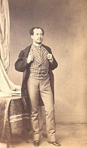 Bressant actor Comedie Française old CDV Photo 1870'