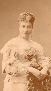 Favart actress Comedie Française Nadar CDV Photo 1870'