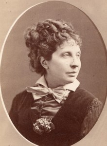 Favart actress Comedie Française old CDV Photo 1870'