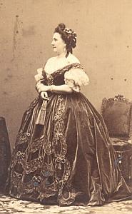 Guyon actress Comedie Française Disderi CDV Photo 1860'